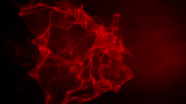 Red Abstract wawes — Stock Video