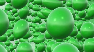 Soyut dönen pişmiş yumurta