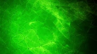 Soyut üçgen siyah yeşil