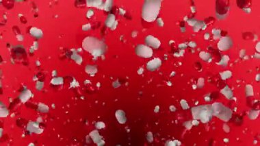 Kırmızı kırmızıya soyut hapları