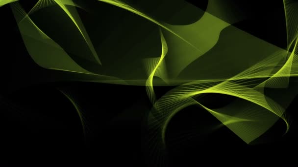 Abstract background in yellow on black — Stock Video