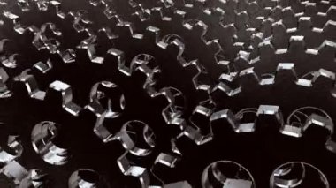 Koyu mavi vites dönen soyut