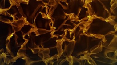 Kırmızı renkte parçaları hareket soyut