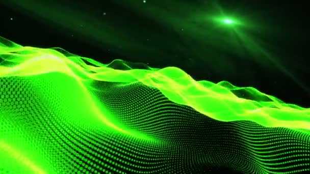 Abstract background in green — Stock Video