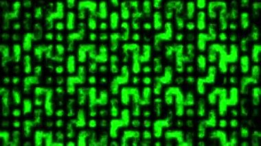 Kırmızı renkte parçaları hareket soyut