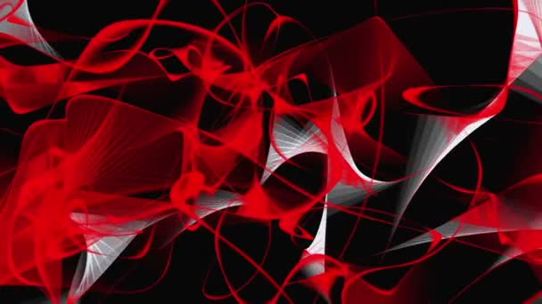 赤と白の抽象的な背景 — ストック動画