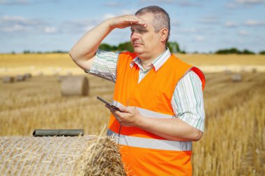 Saman balya kontrol çiftçi