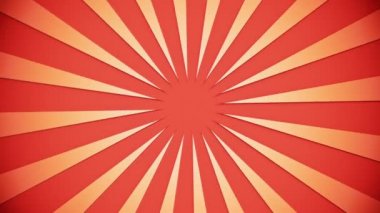 Hafif portakal turuncu sunburst