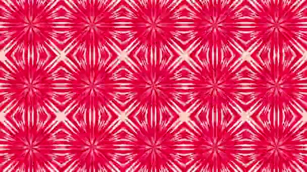 Mosaïque abstraite en rouge 