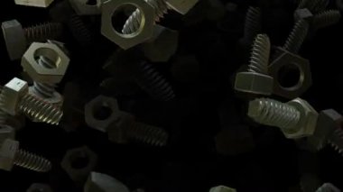 Uçan somunlar siyah