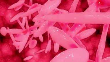 Dönen Dna sarmalının kırmızı