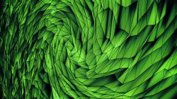 Abstrakter Hintergrund in grüner Farbe — Stockvideo
