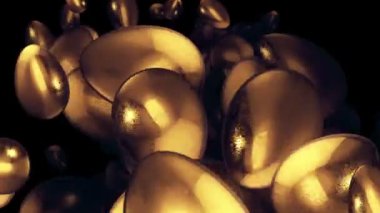 Altın renkli düşen yumurta