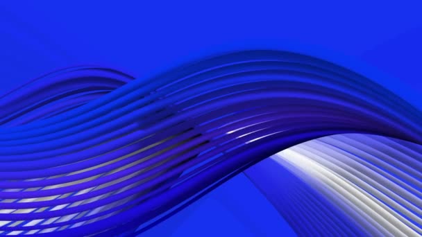 Rotating spirals in blue on blue — Stock Video