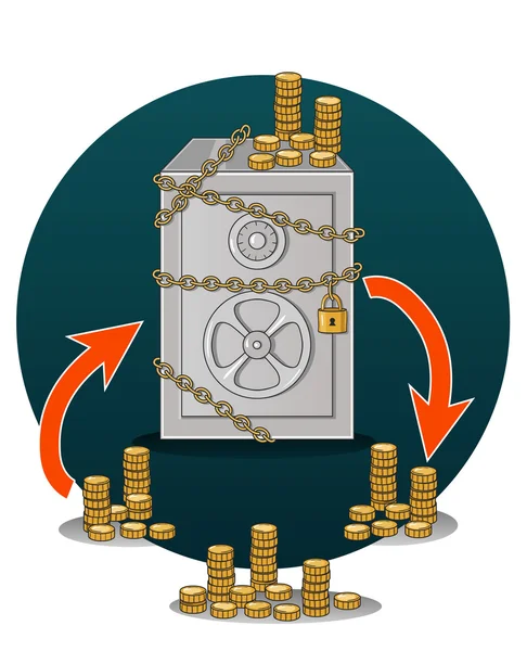 Segurança do dinheiro —  Vetores de Stock