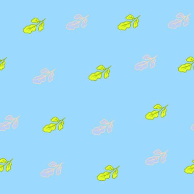 Elle çizilmiş vektör yaprakları, modern süslemeler, kumaş, ambalaj ve tekstil çizimleri, minimalist doğa baskısı, duvar kağıdı ve tasarım için soyut botanik motifler