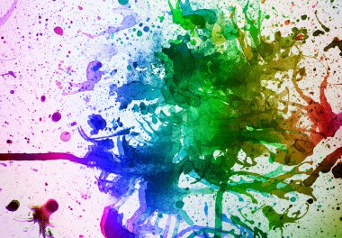 Su renk mor arka plan