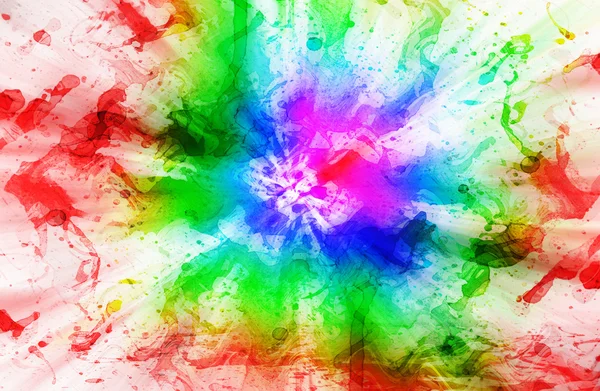 Abstrait Multicolore Aquarelle Avec Fond — Photo