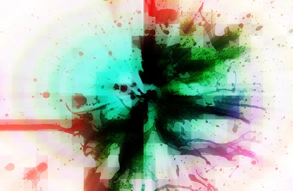 Abstrakter Mehrfarbiger Hintergrund Mit Spiralkreis — Stockfoto