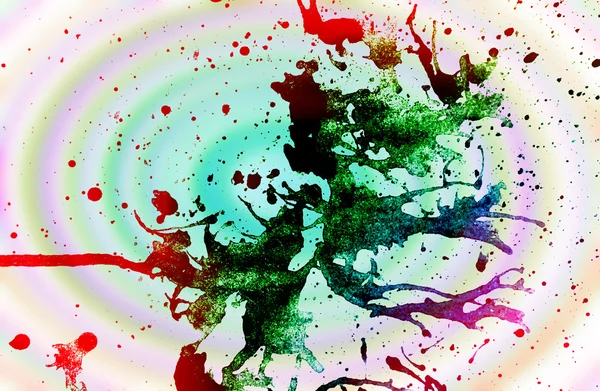 Fondo Multicolor Abstracto Con Círculo Espiral — Foto de Stock