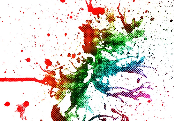 Abstract Multicolor Achtergrond Van Aquarel — Stockfoto