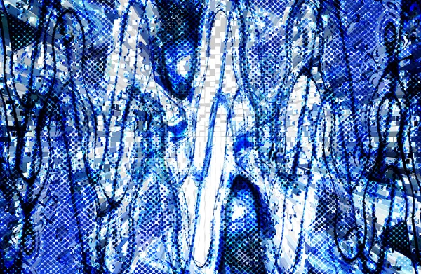 Abstrato Fundo Cor Azul Com Borrão Movimento — Fotografia de Stock