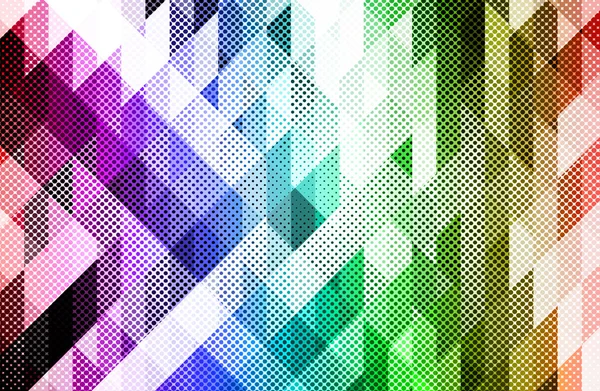 Abstracte Veelkleurige Achtergrond Met Vierkante Patroon — Stockfoto