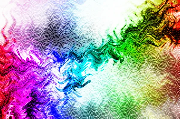 Abstrato Fundo Multicolorido Onda Digital Com Borrão Movimento — Fotografia de Stock