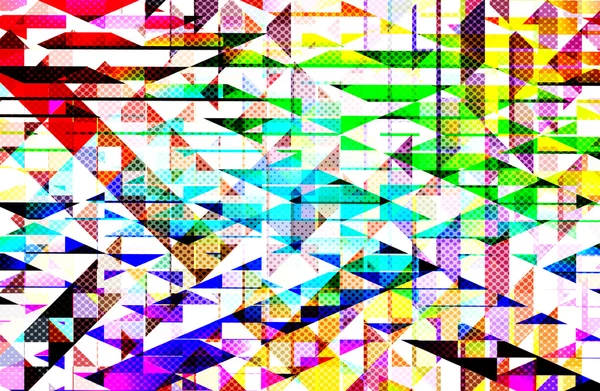 Abstrakter Mehrfarbiger Hintergrund Mit Quadratischem Muster — Stockfoto