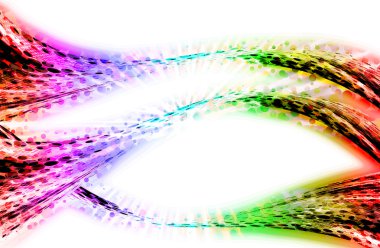 Kopyalama alanı şablonu için hareket bulanıklığı olan soyut çokrenkli arkaplan