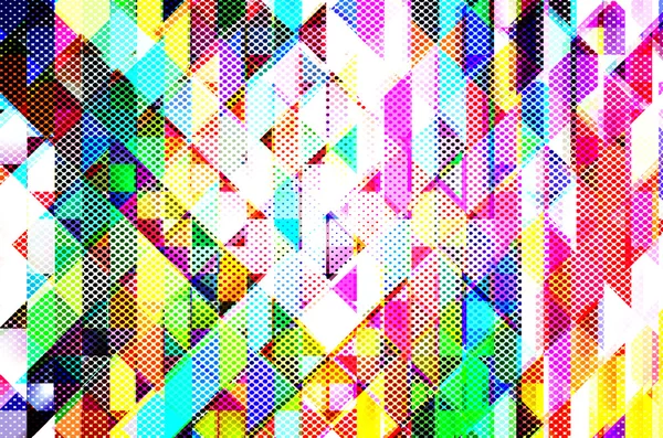 Abstracte Multicolor Kleur Achtergrond Met Vierkante Patroon — Stockfoto