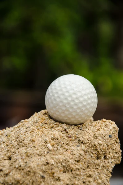 Bola de golfe branco — Fotografia de Stock