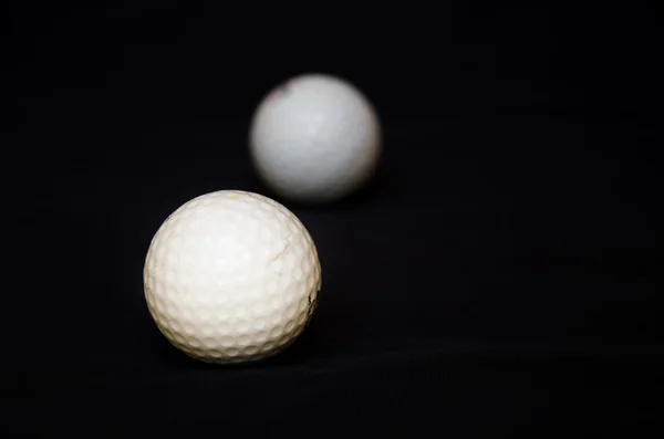 Vit golfboll — Stockfoto