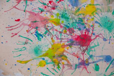 Eski kağıt arka plan ile çok renkli