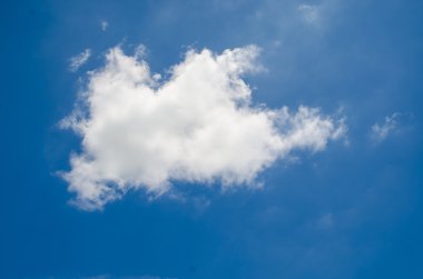 Mavi gökyüzü ve bulut