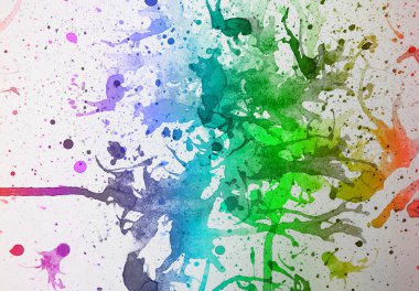 Çok renkli arka plan desen stili ile