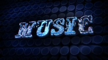Müzik Glitz Parıltı Metin