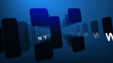 İnternet Teknolojisi Kelimeler (Hd Loop)