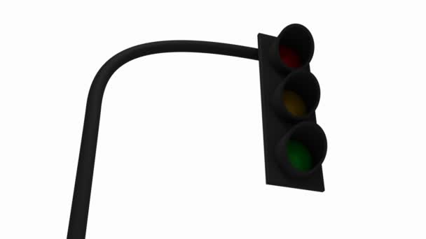 Traffic Signal Street Light — Stock Video