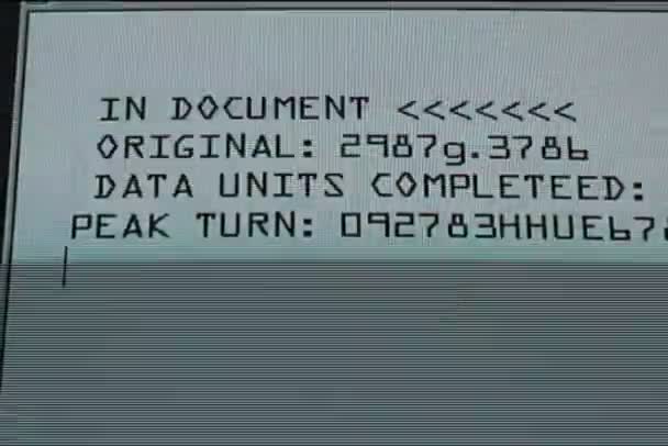 Πληκτρολόγηση δεδομένων υπολογιστή — Αρχείο Βίντεο