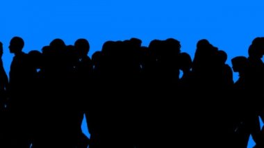 İnsanlar (3d vektör siluet tarafından)