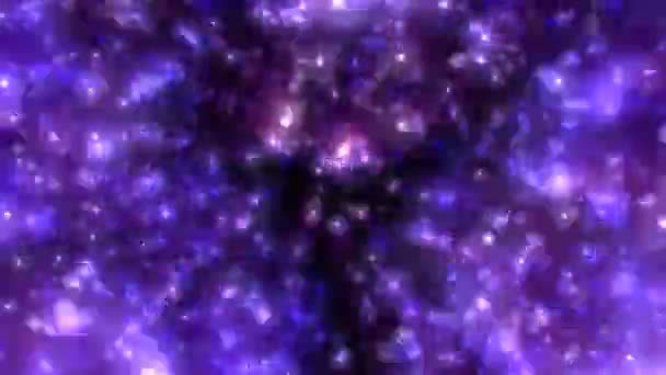 Estrellas Vórtice abstracto Animación espiral — Vídeo de stock
