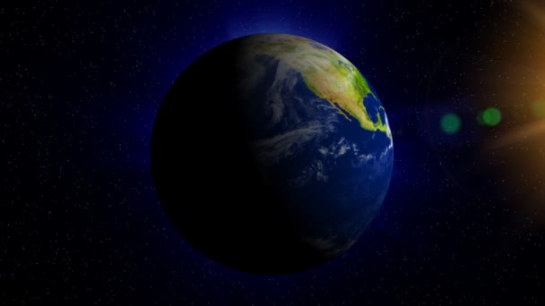 La Terre, le Soleil et l'Eclipse depuis l'Espace 