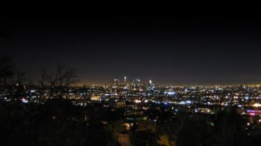 Los Angeles şehir manzarası, gece