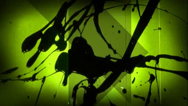 Grunge géométrique et encre Résumé 