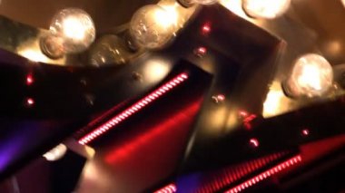 Soyut Neon işaret ve Vegas ışıkları