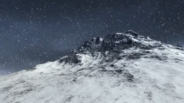 Montagna innevata (HD Loop ) — Video Stock