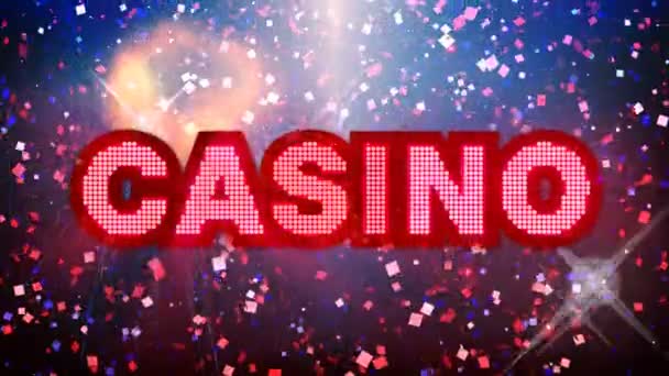 Casino partij animatie (Hd lus) — Stockvideo