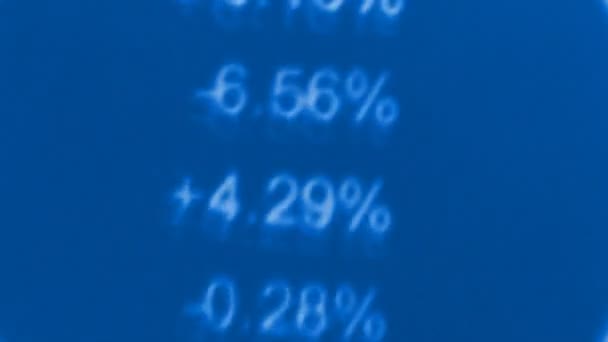 Stock Market Tickers Digital Data — Stock Video