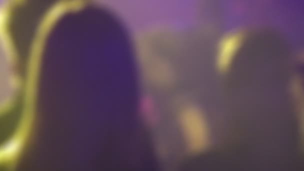 Nacht Club Party Scene — Stockvideo